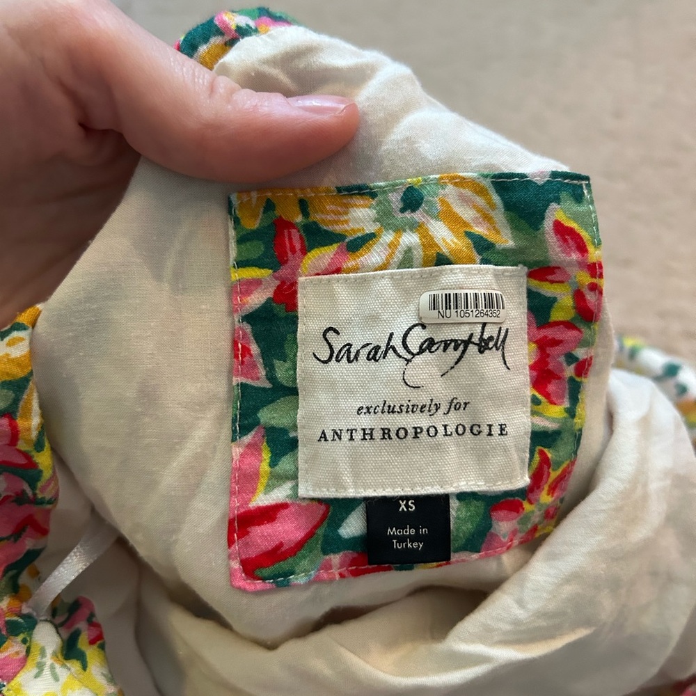 Anthropologie Multicolor One-Shoulder Dress - Picture 8 of 11